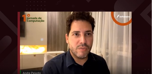 O Advogado André Peixoto palestrou na 1°Jornada de Computação da Unifametro